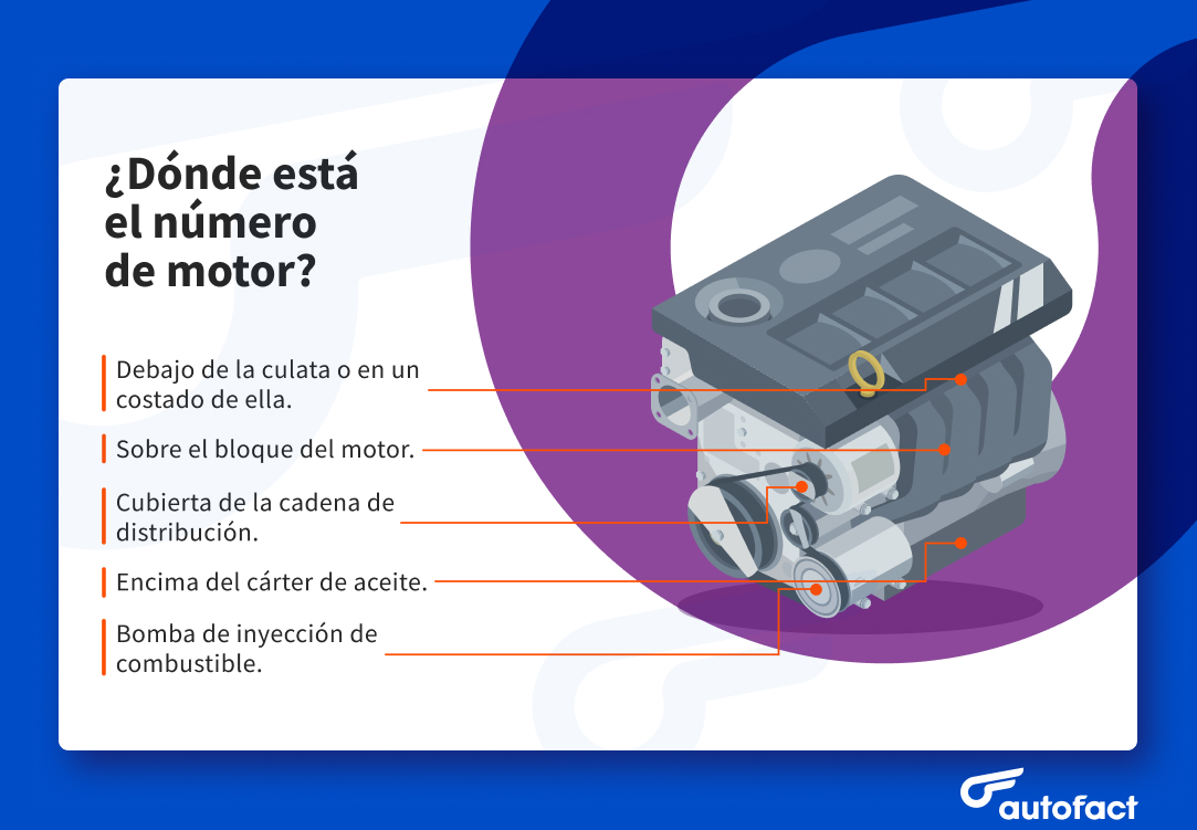 Cómo saber si el motor de un auto es robado: dónde está el numero de motor