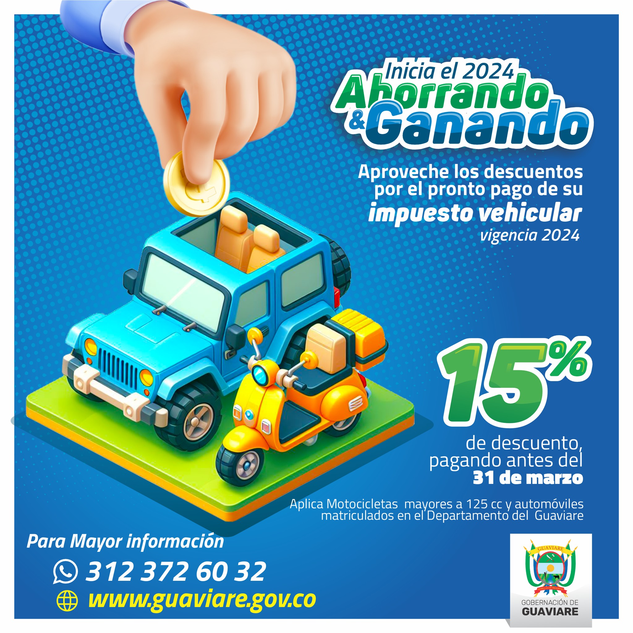impuesto vehicular en guaviare