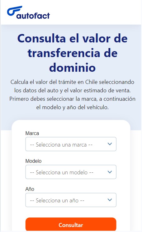 Cómo saber el valor de la transferencia de un auto: Calculadora de transferencia Autofact