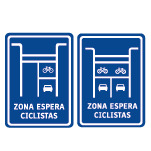 Normas de tránsito para bicicletas: Zona espera especial ciclos