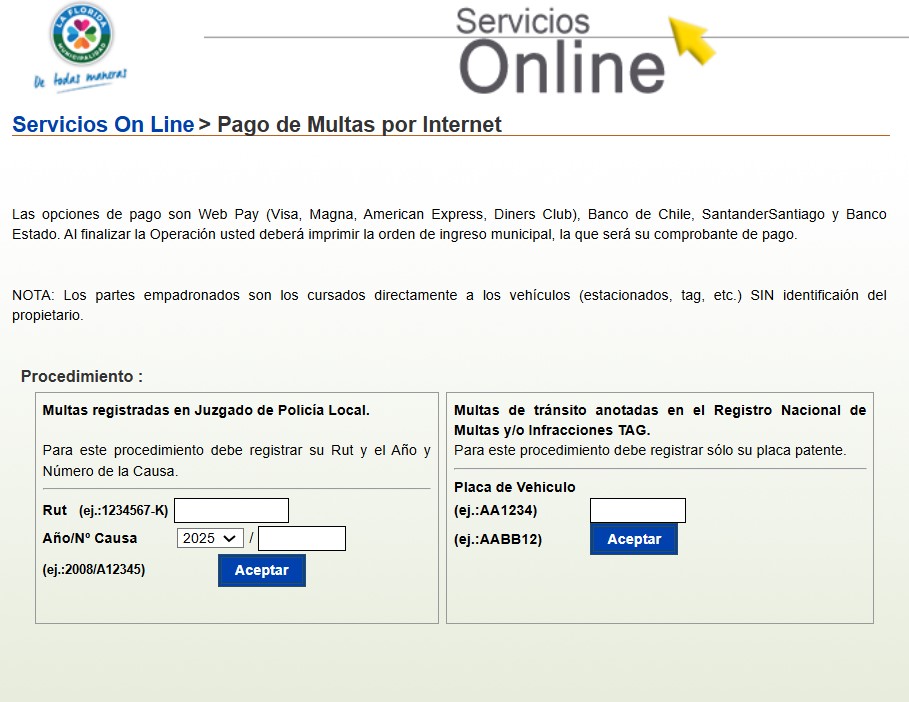 pagar multas La Florida