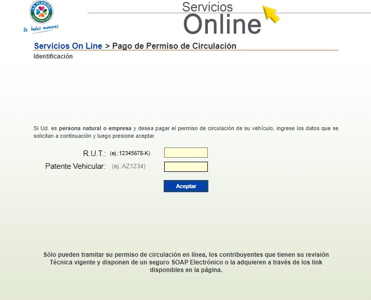 portal de pago permiso La Florida