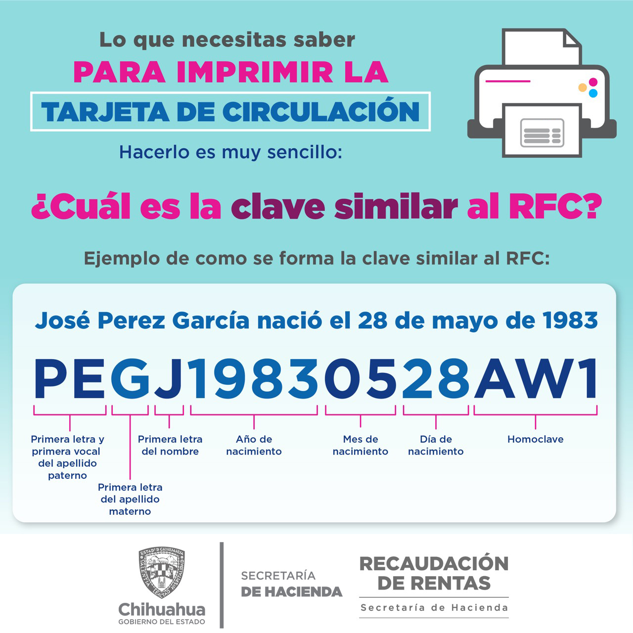 Tarjeta de circulación en Chihuahua