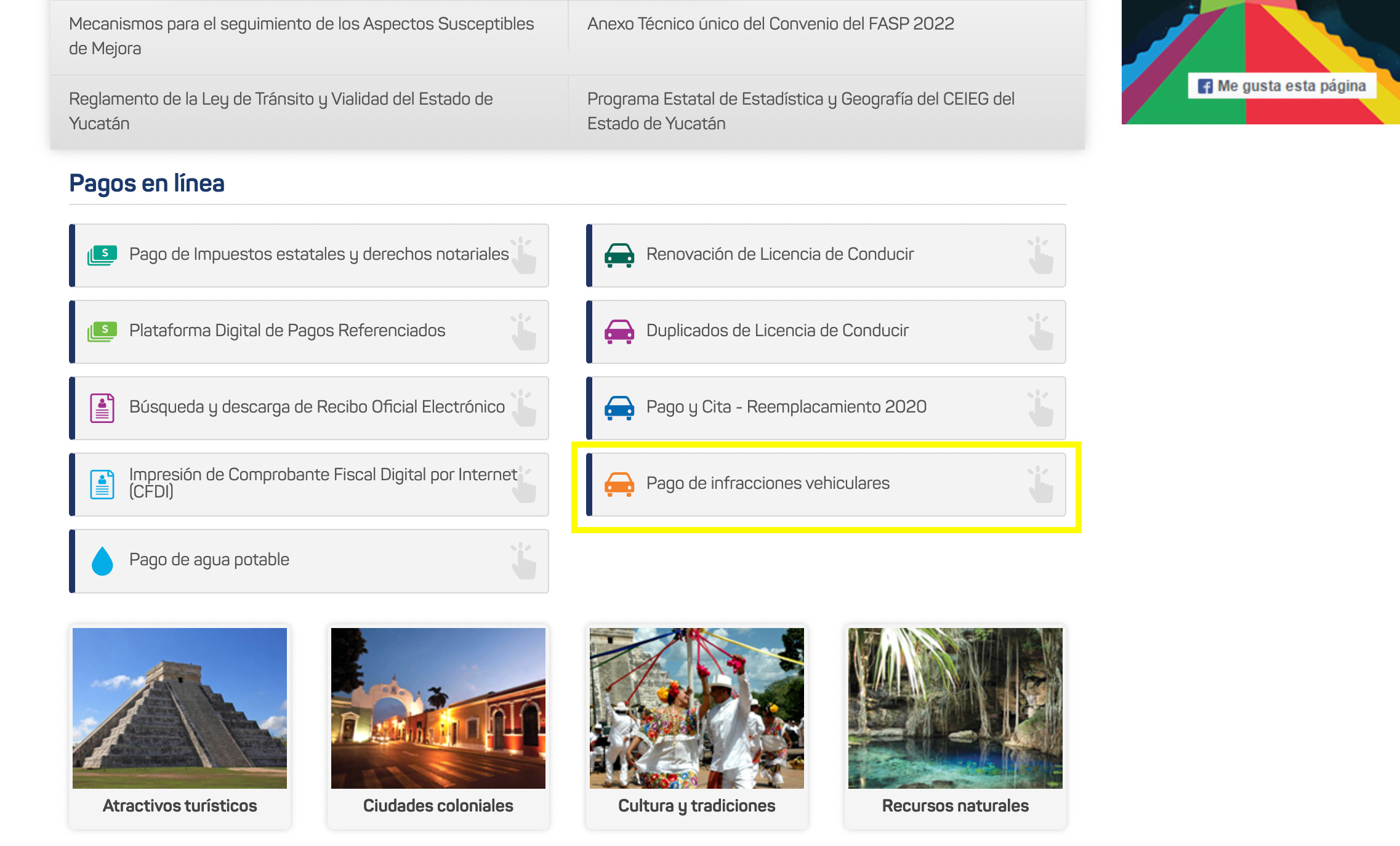 Checar multas de tránsito en Yucatan