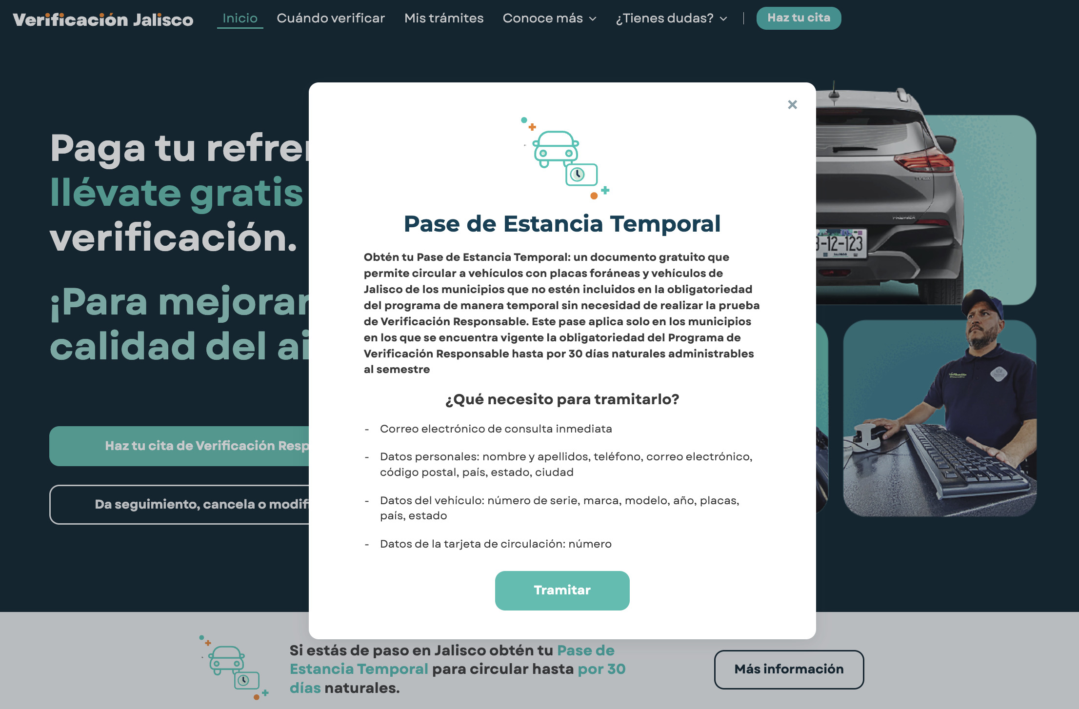 Pase de Estancia Temporal en Jalisco: Trámite y duración