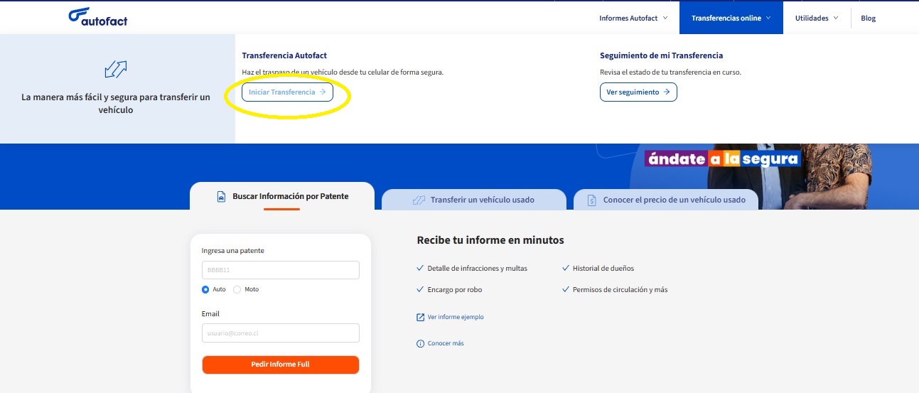 Transferencia Autofact