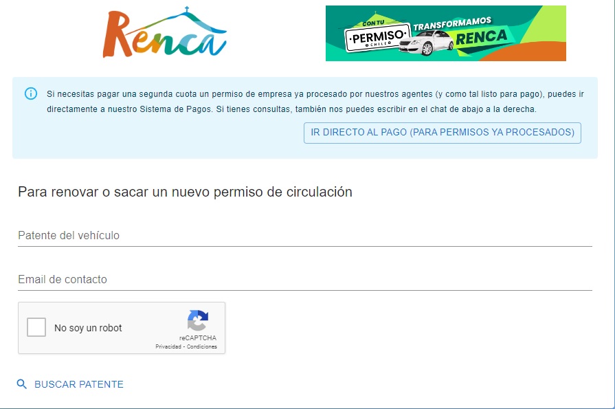Permiso circulación Renca