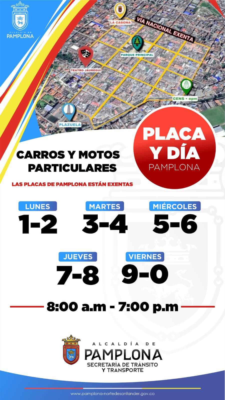 pico y placa pamplona