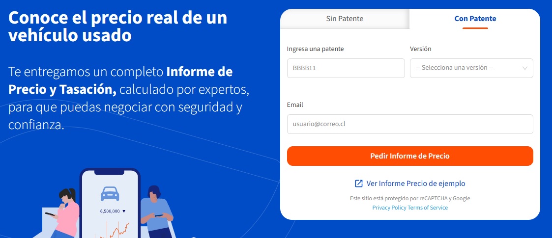 Informe de Precios Autofact por patente