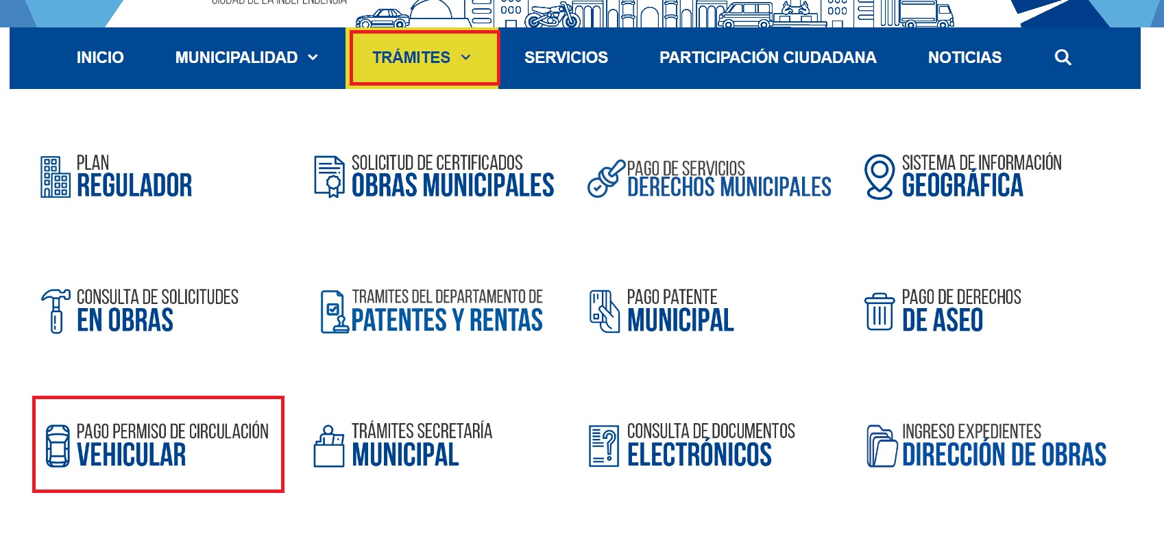 Pagar permiso de circulación Concepción