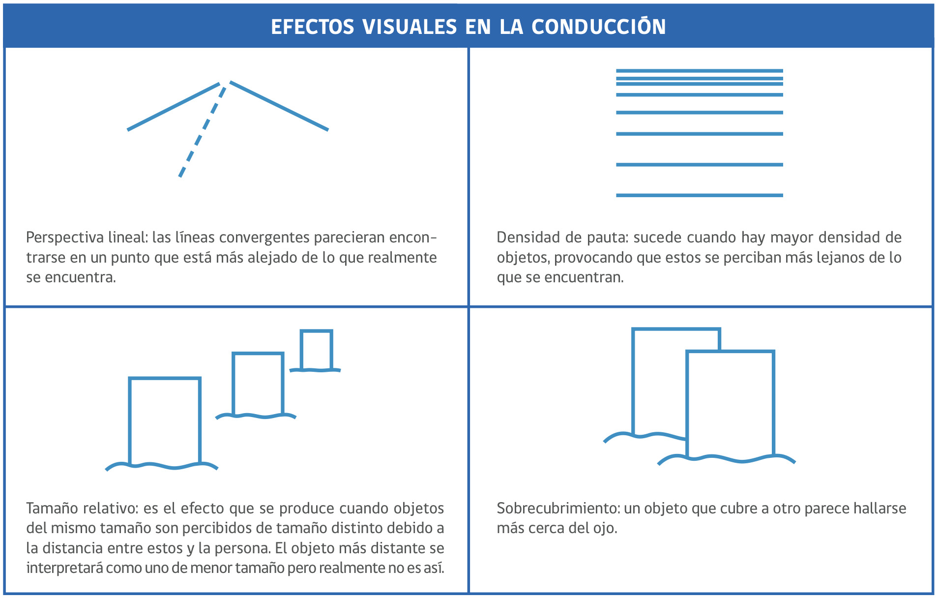Efectos visuales en la conducción: Indicaciones del Libro para la Conducción en Chile