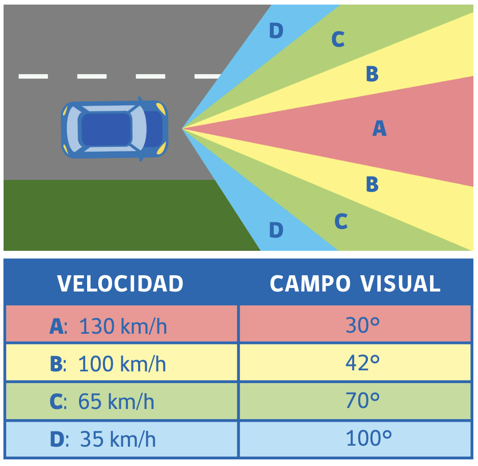 Efectos visuales en la conducción: Indicaciones del Libro para la Conducción en Chile