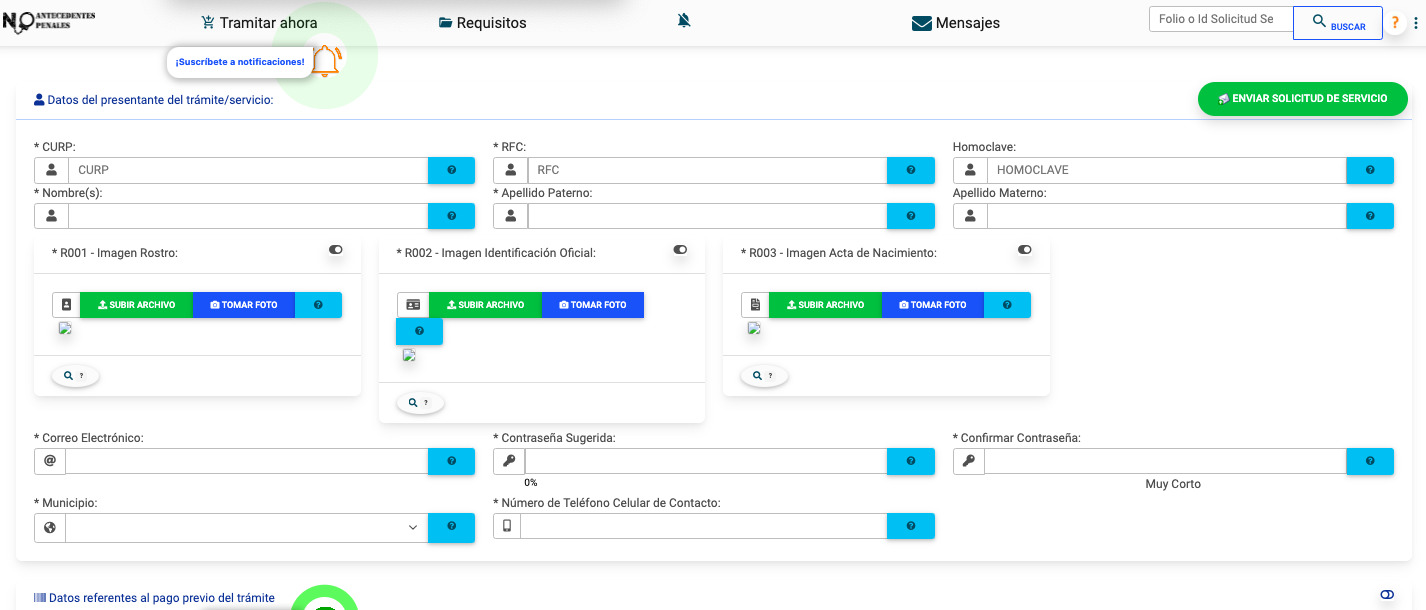 Carta de no antecedentes penales en Coahuila: Saltillo y Torreon