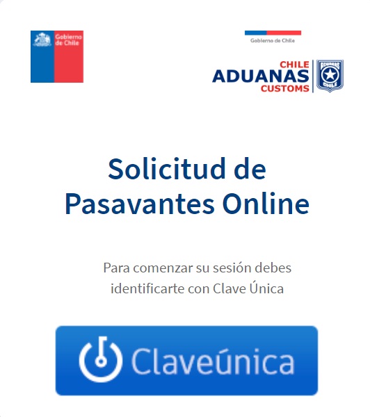 Trámite para pedir pasavante de Aduanas