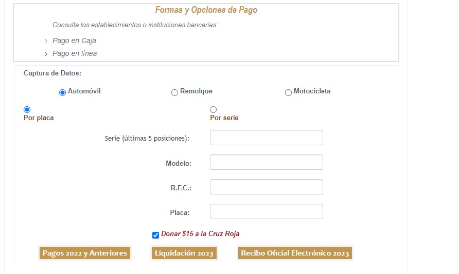 Refrendo y tenencia en Chiapas