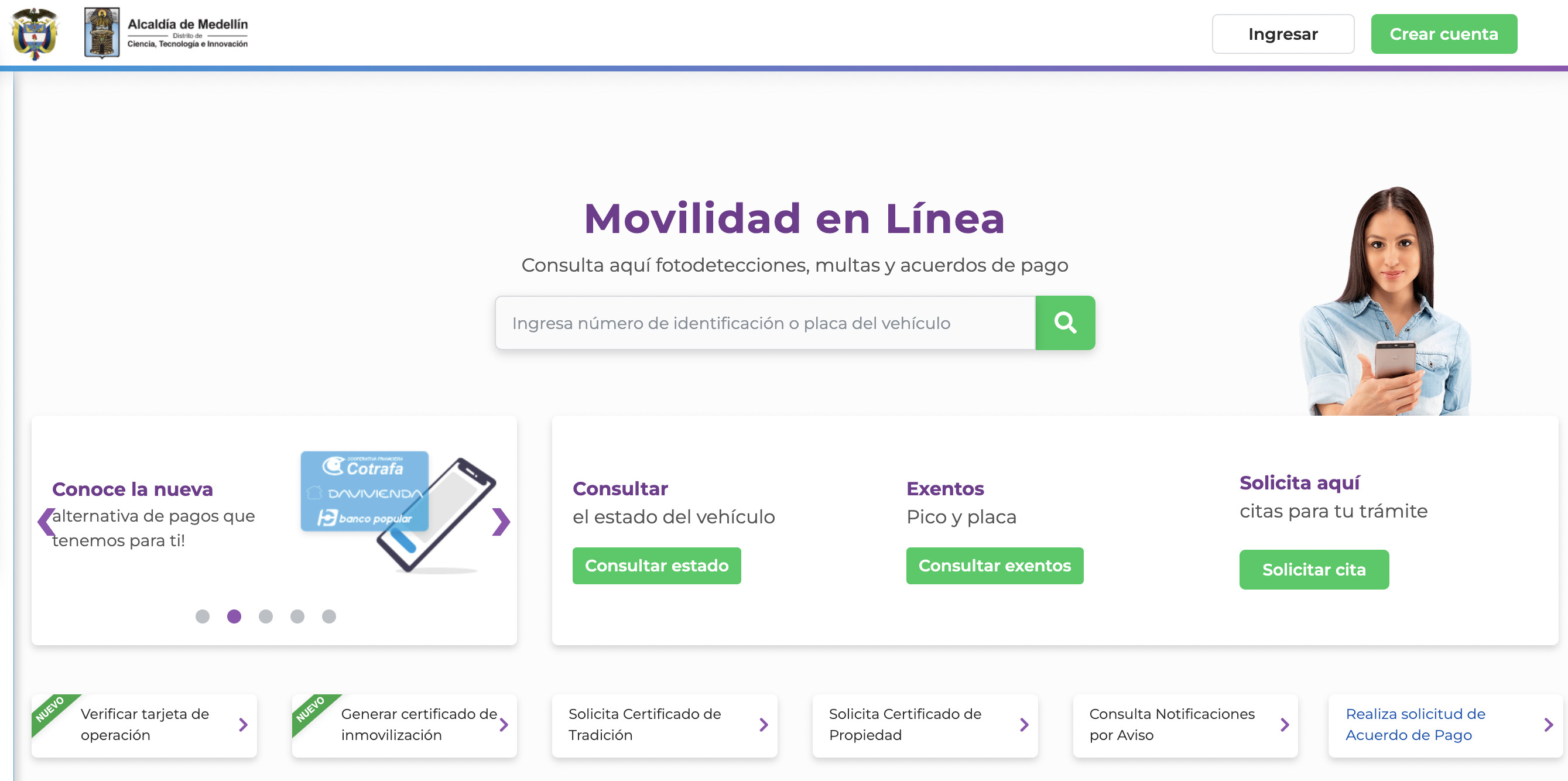 Fotomultas en Medellín