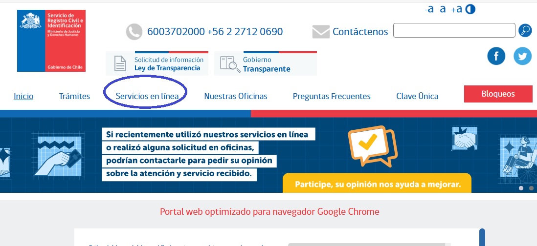 Registro Civil, obtener Certificado Multas No Pagadas