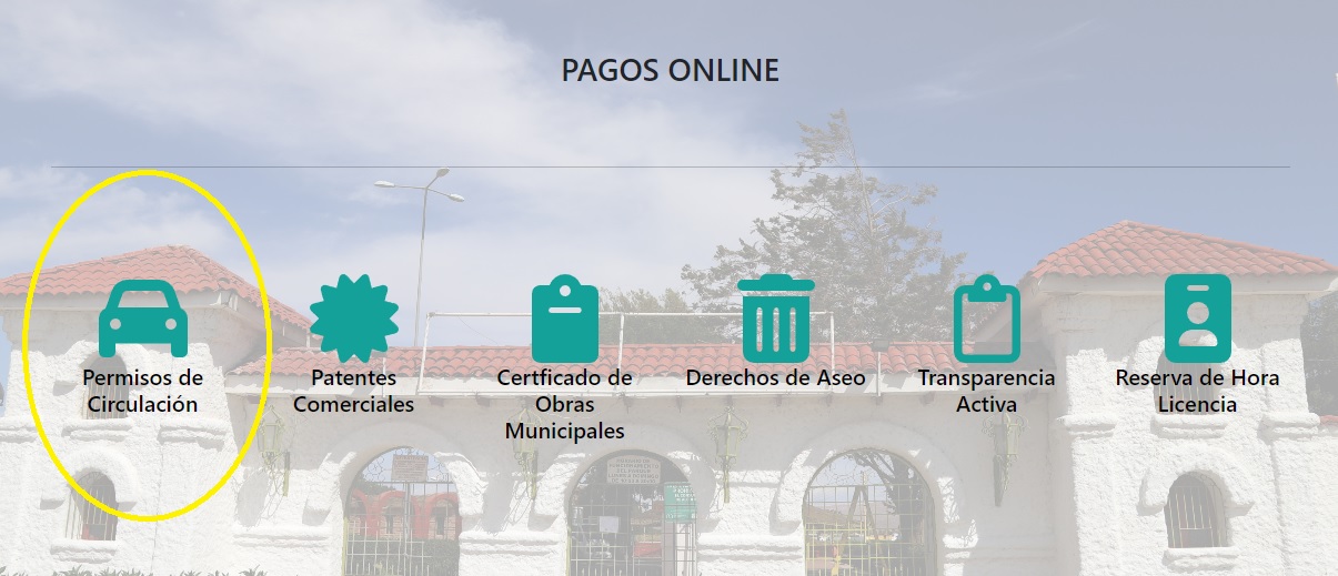 Pagar permiso de circulación en Calama
