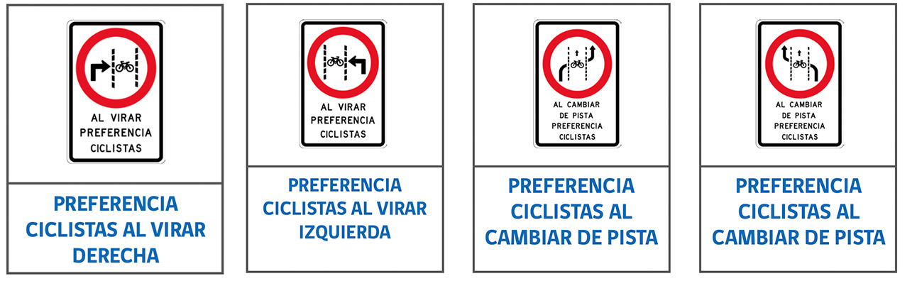 Autos, bicicletas y peatones: Las nuevas señales del tránsito