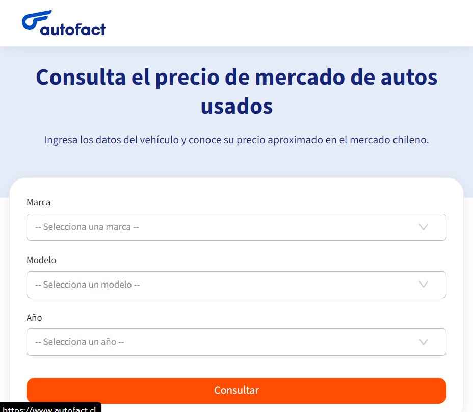 consulta de pecio de mercado autofact