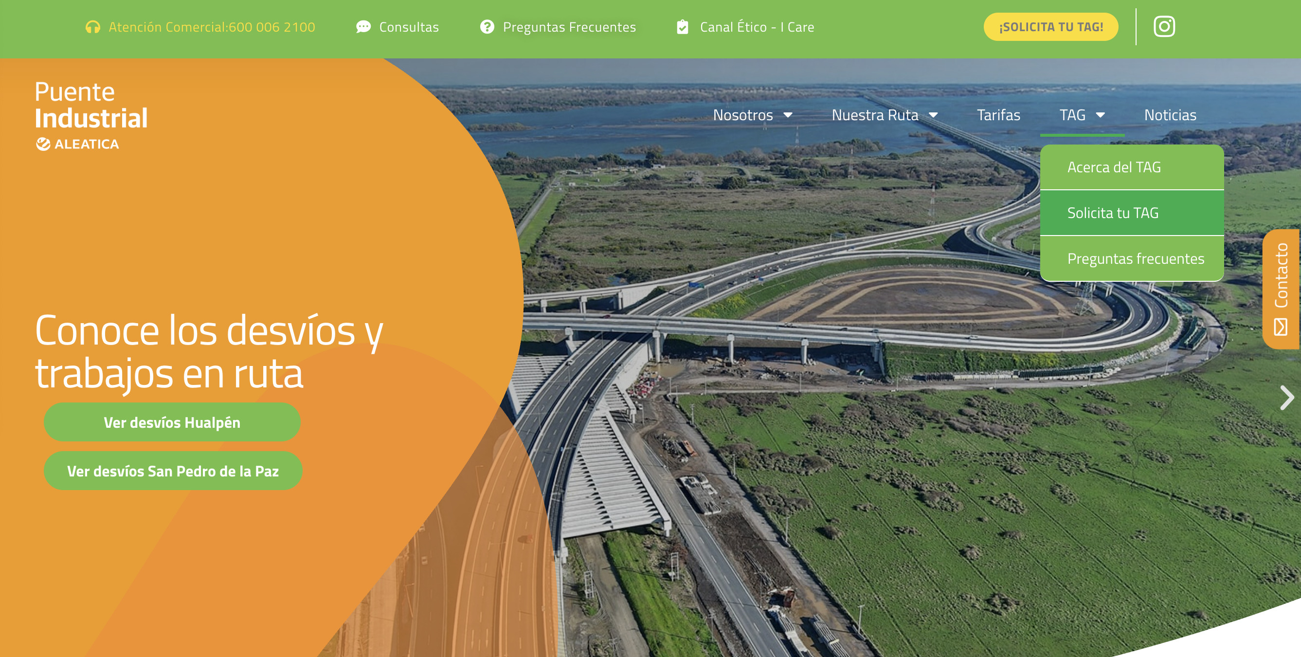 Puente Industrial: TAG y tarifas