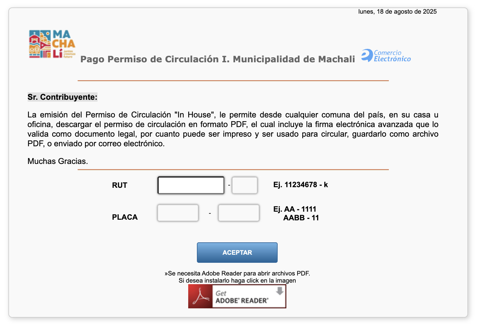 Permiso de circulación en Machalí: ¿Cómo pagarlo? online