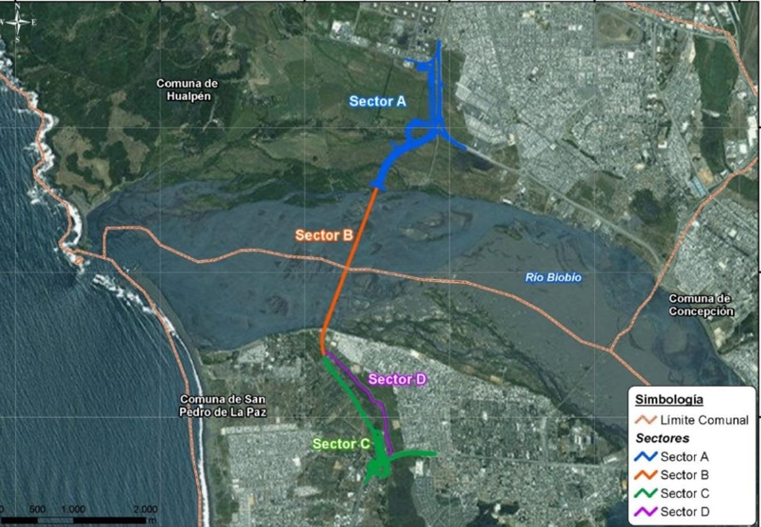 Puente Industrial: TAG y tarifas, mapa