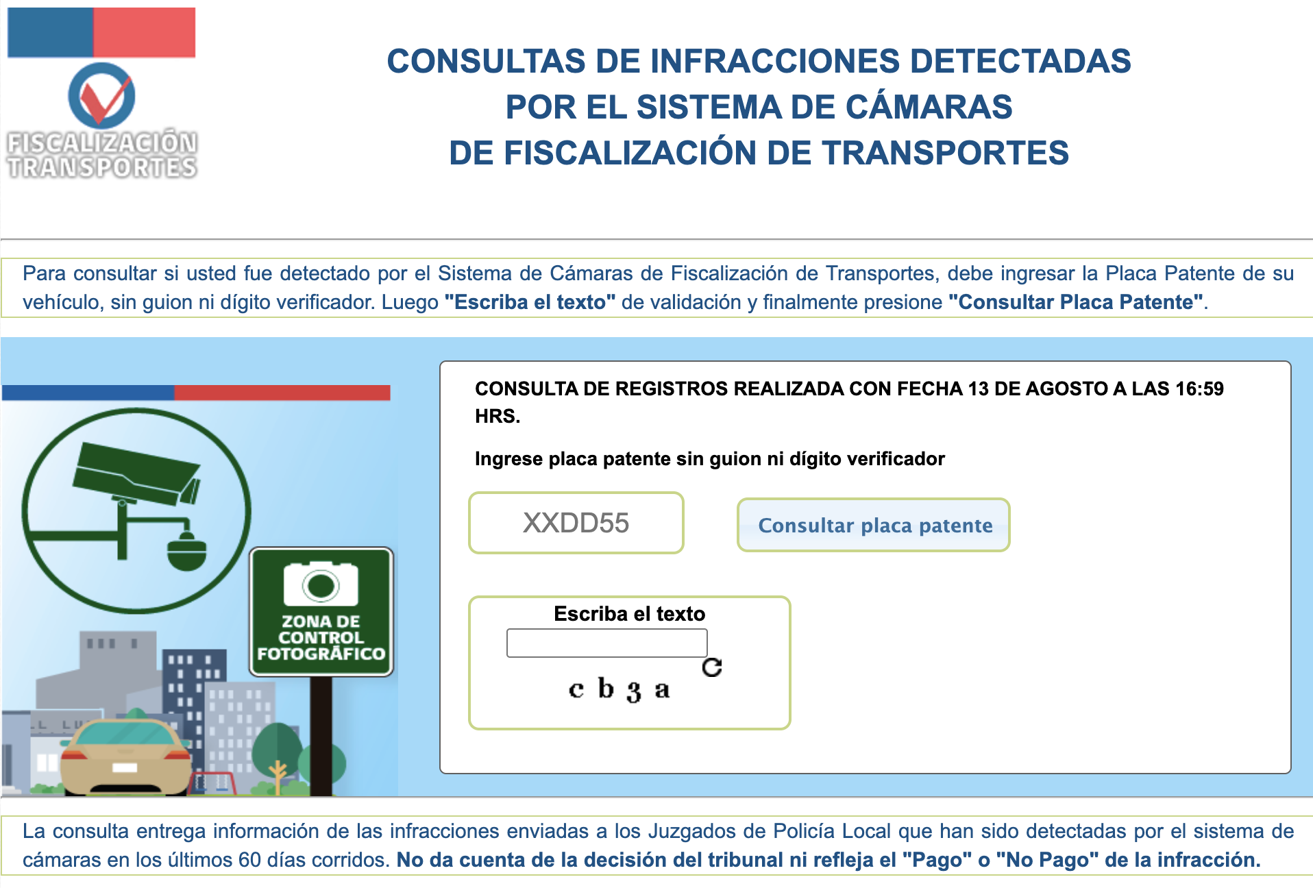 Multas por vías exclusivas en Concepción en fiscalizacion transportes