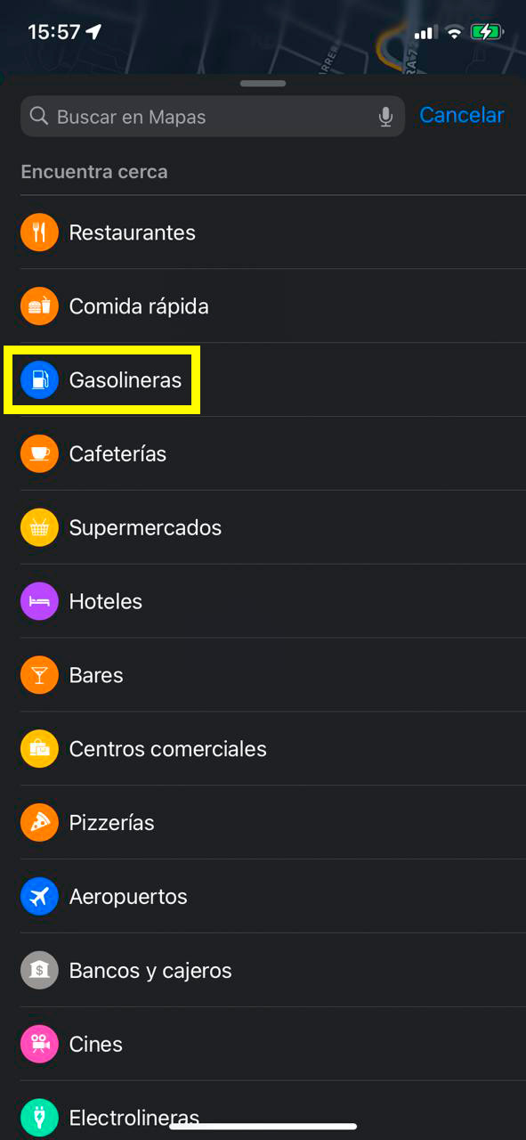 Gasolineras en Chile en 2025: buscar en mapas