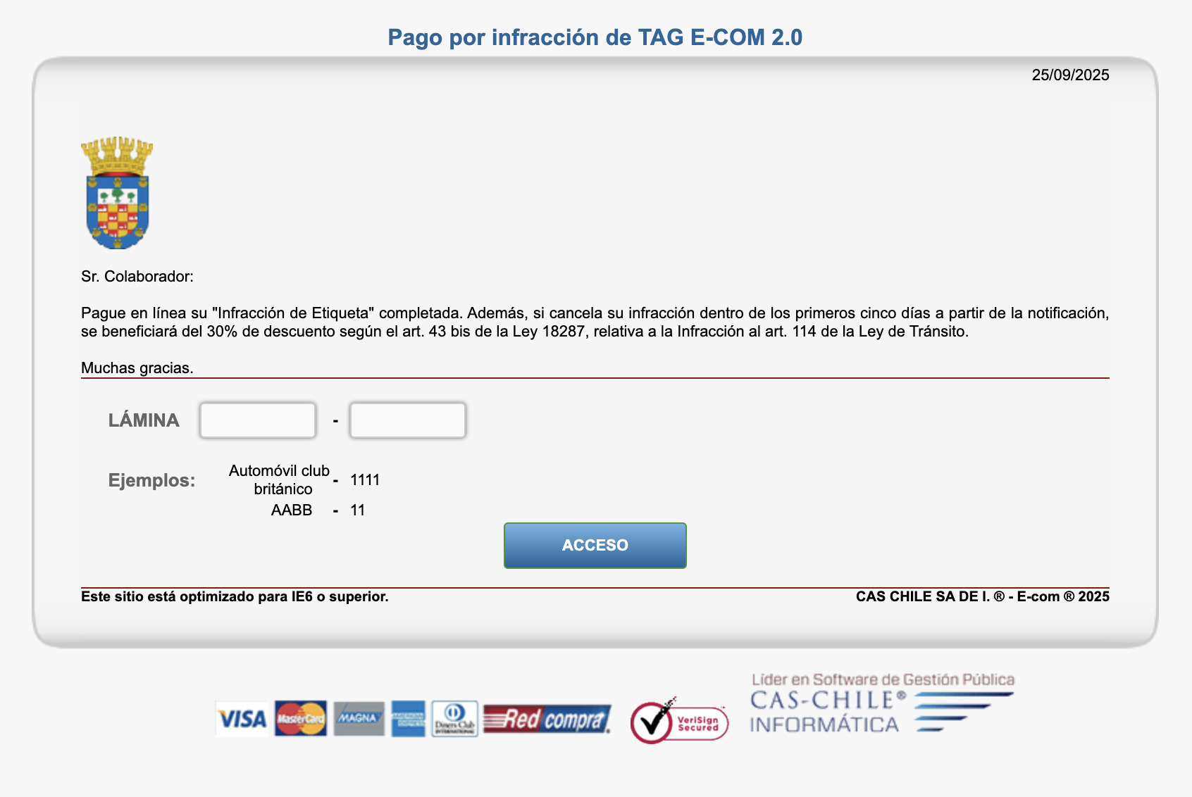 JPL en Quinta Normal: Consulta y pago de multas de tránsito online