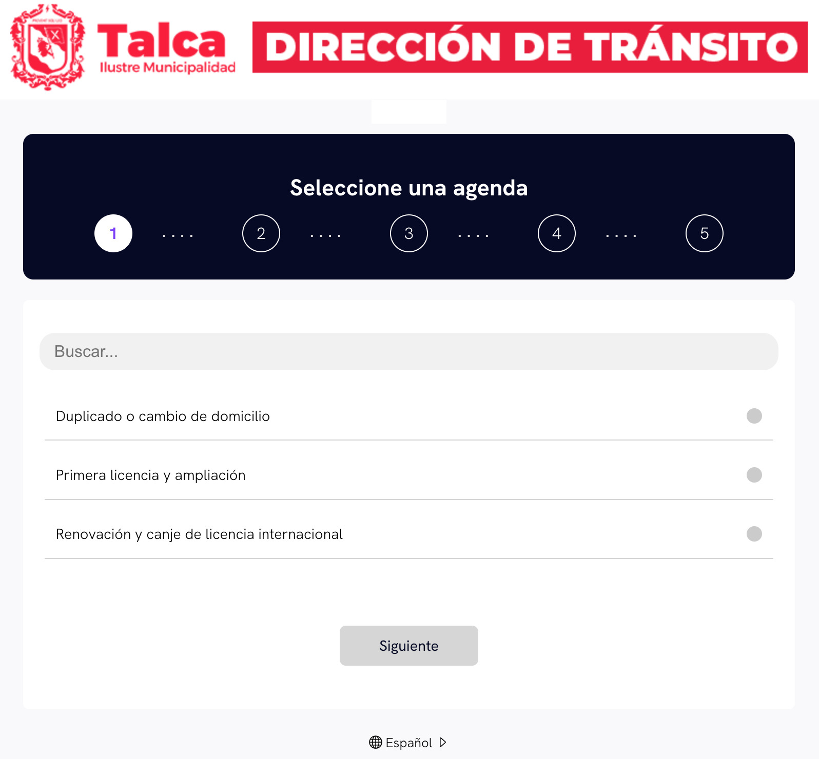 Licencia de conducir en Talca: Renovación y obtención pedir hora online