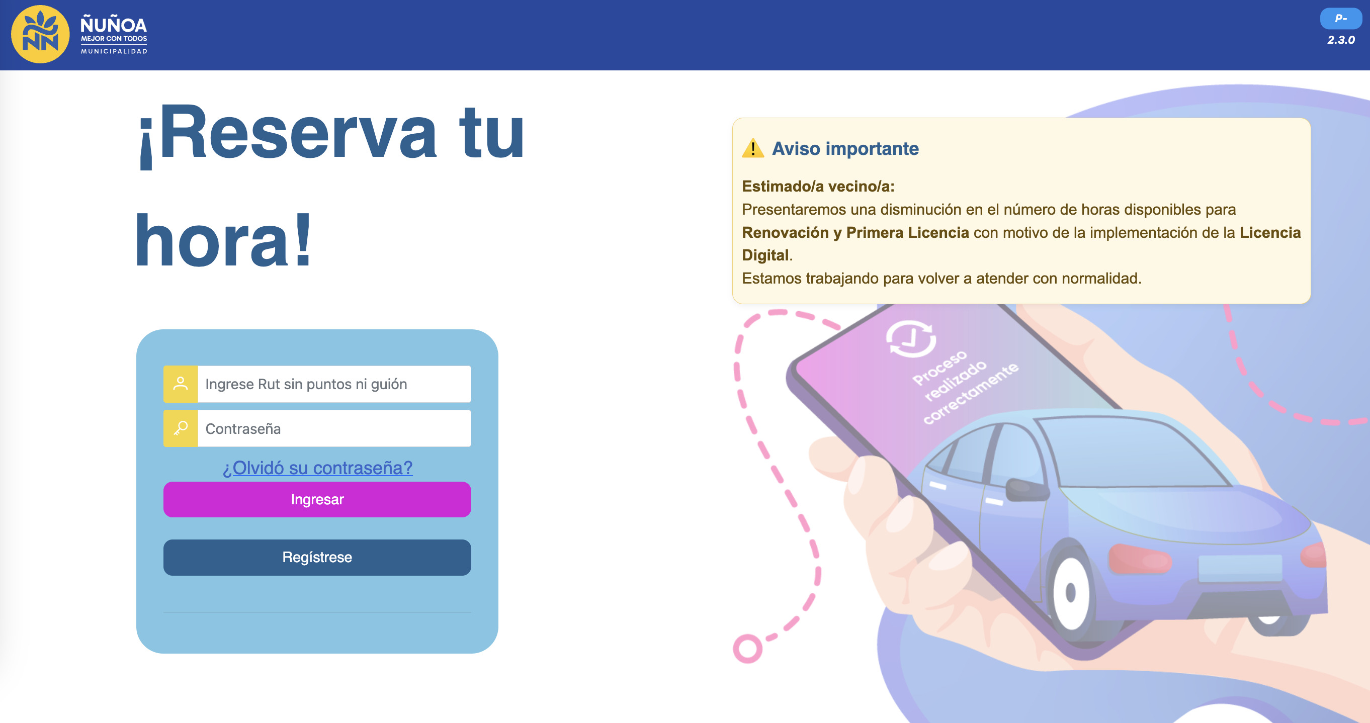 Licencia de conducir en Ñuñoa: ¿Cómo obtenerla? reservar hora online
