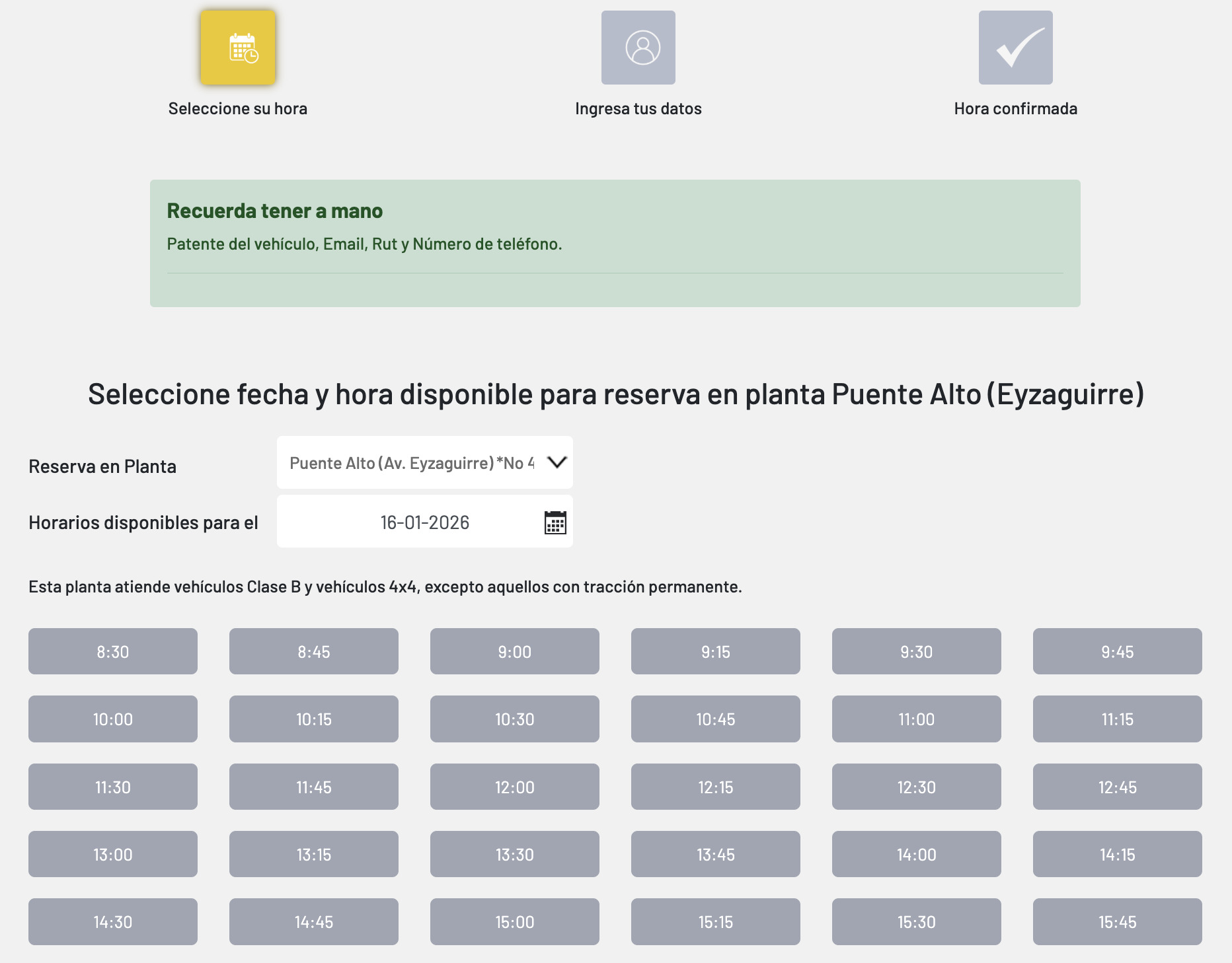 Revisión técnica en Puente Alto 