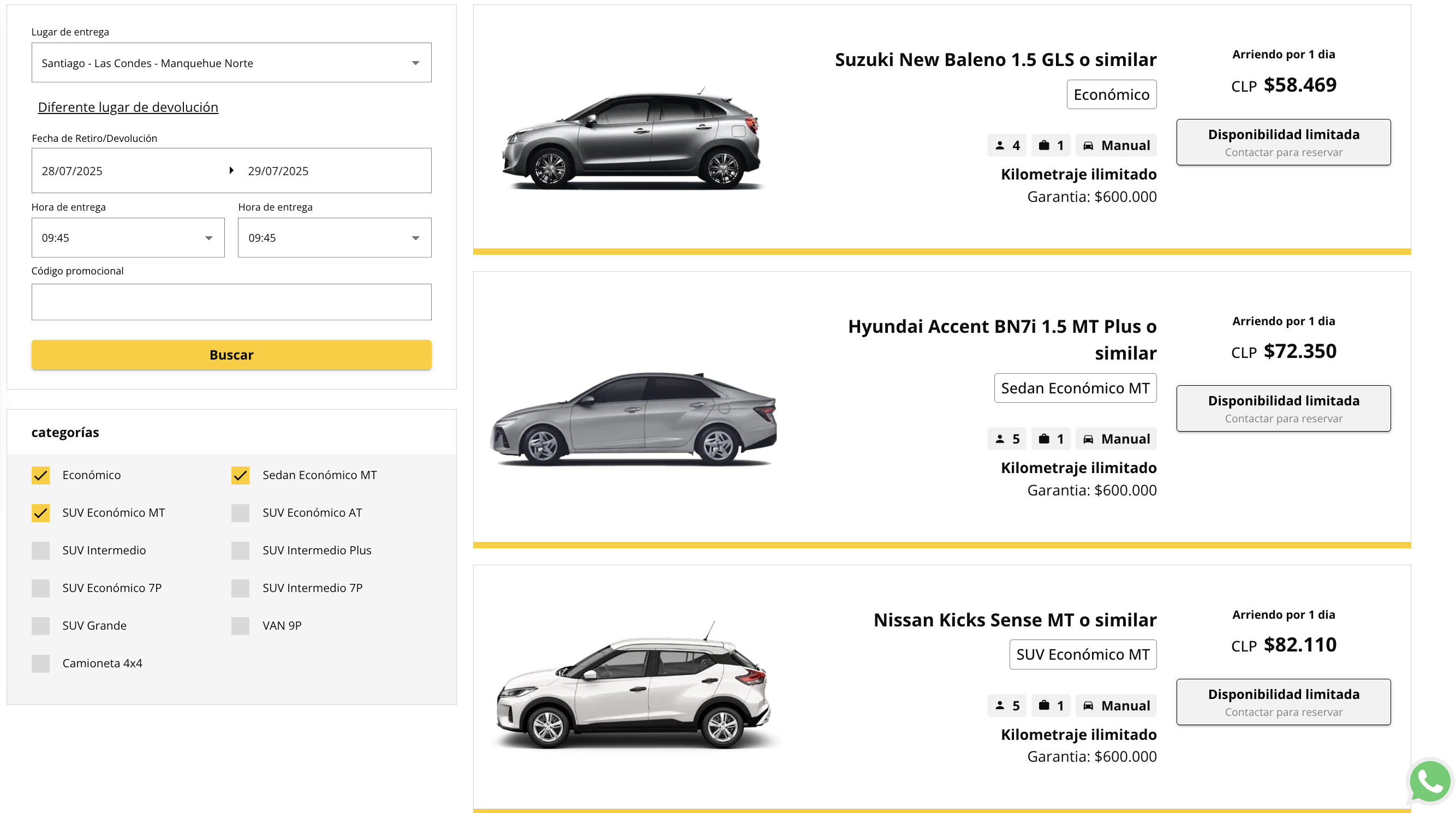 Arrendar autos en Chile: ¿Cuánto cuesta y qué opciones hay? hertz