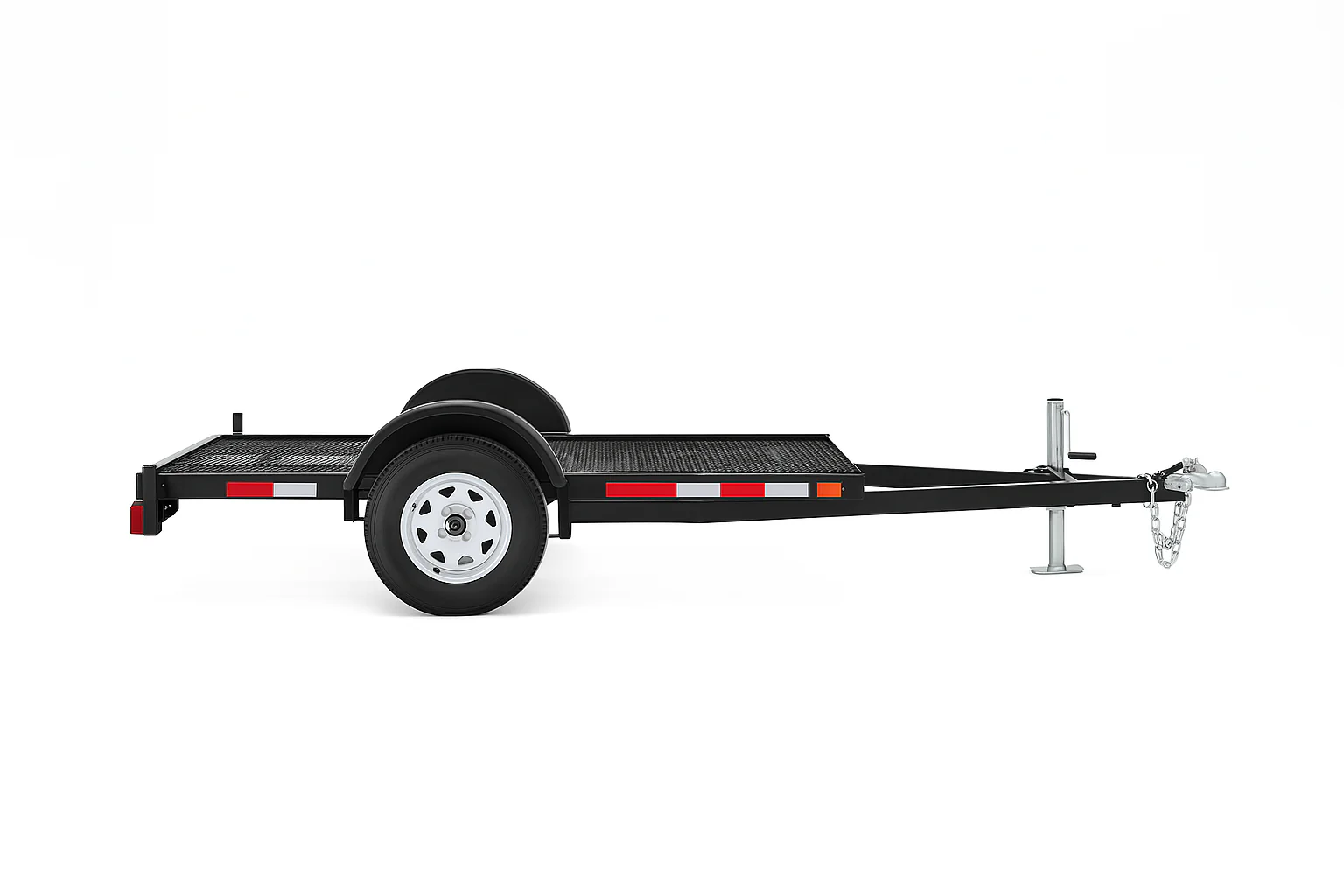 Tipos de remolque permitidos en Chile: carro de arrastre plano