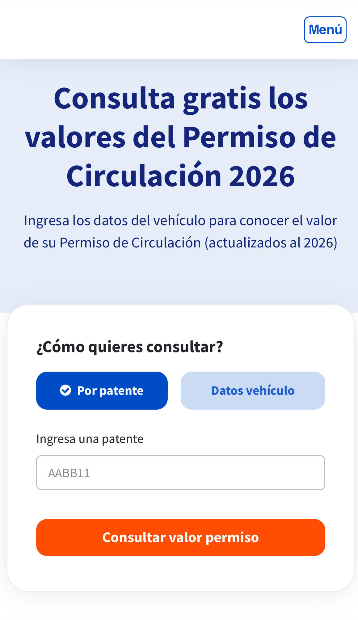 Saber valor permiso de circulación 2026