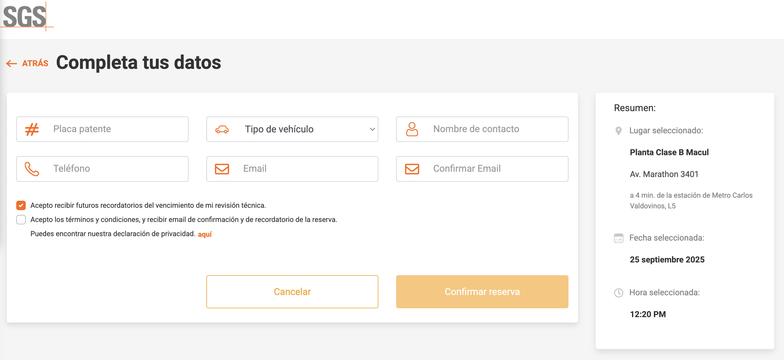 Revisión Técnica en Macul: PRT, valores y horas online