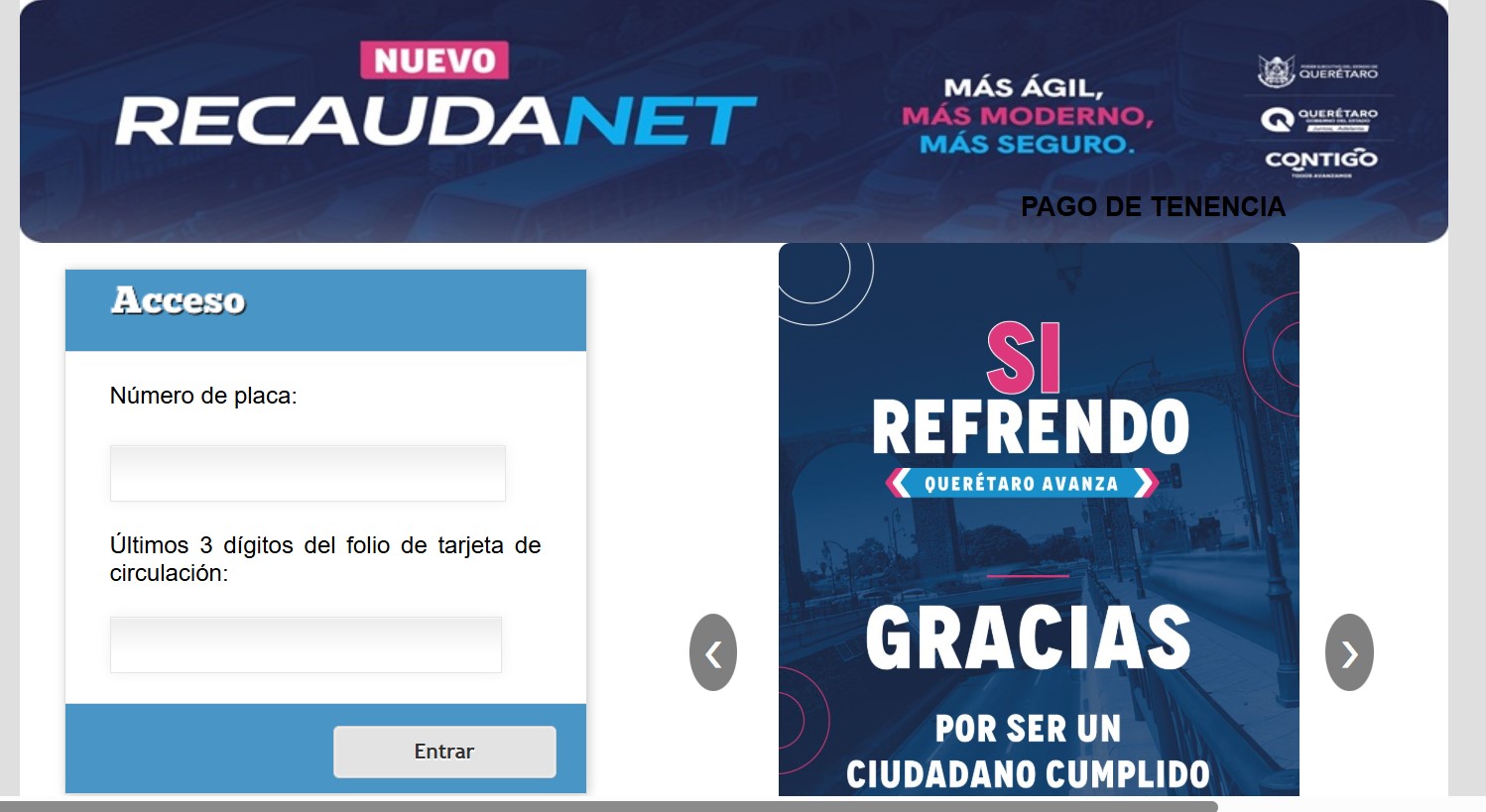 Tenencia en Querétaro