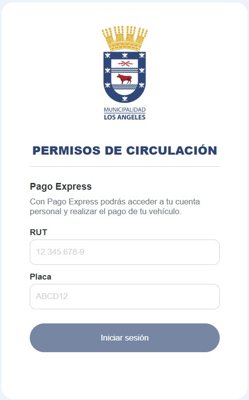 pago permiso de circulacion los angeles