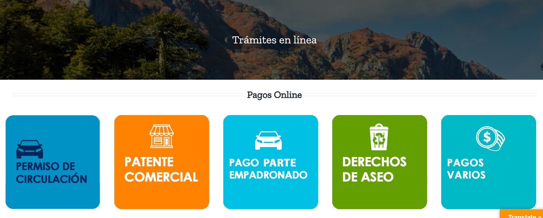 sitio municipalidad de pucon