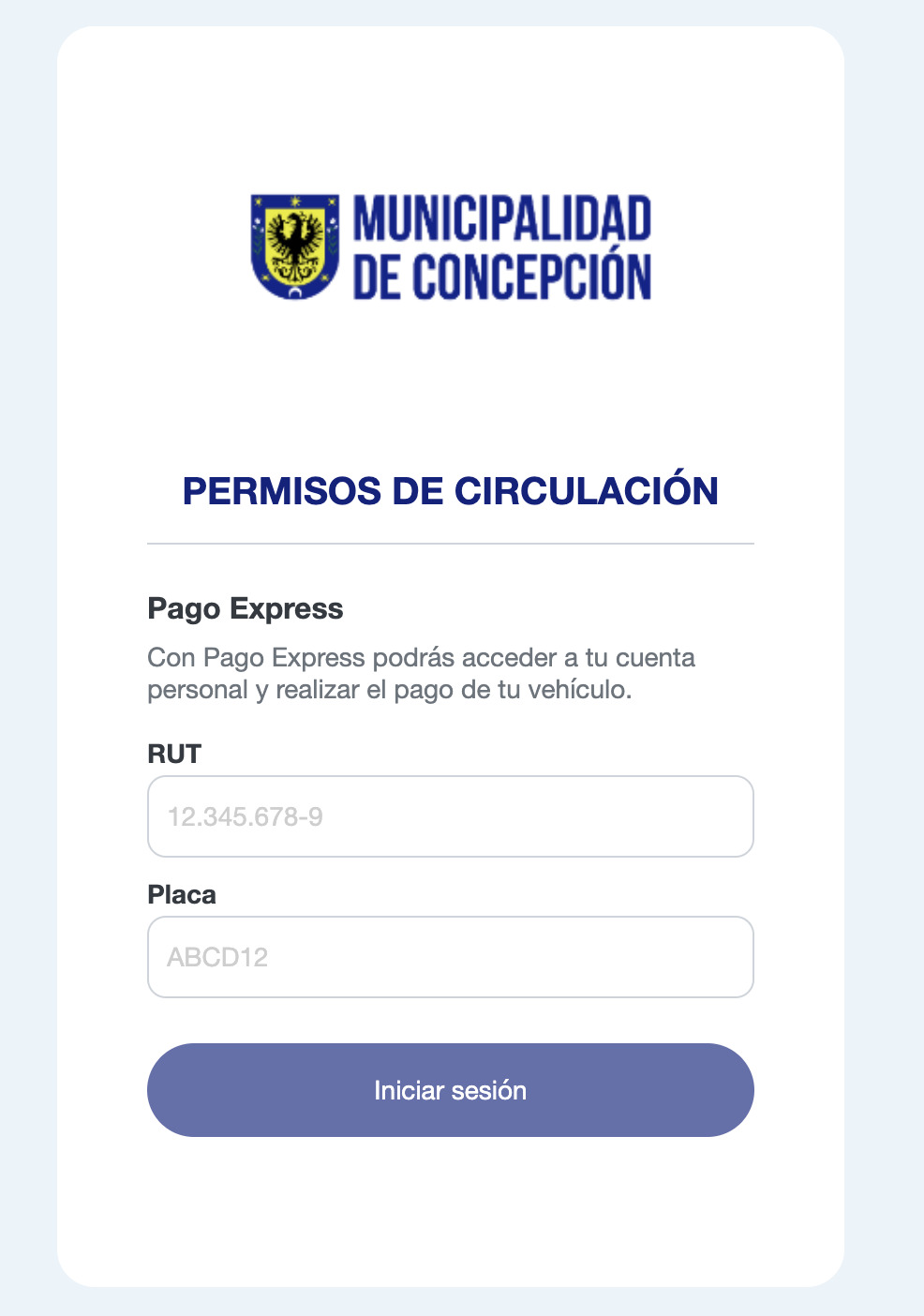 Permiso de Circulación Concepción 2025 online