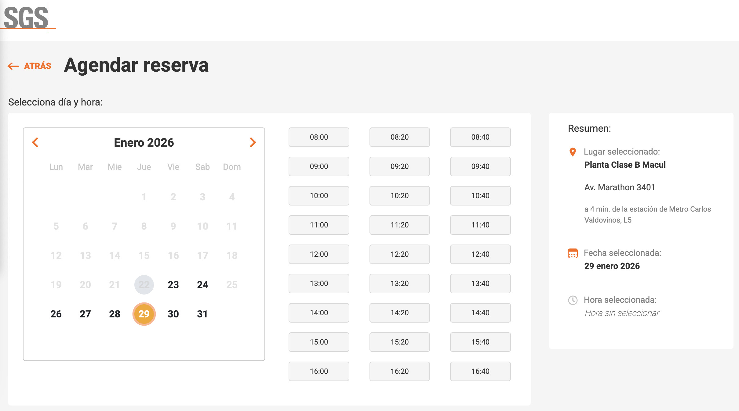 Revisión Técnica en Macul: PRT, valores y horas