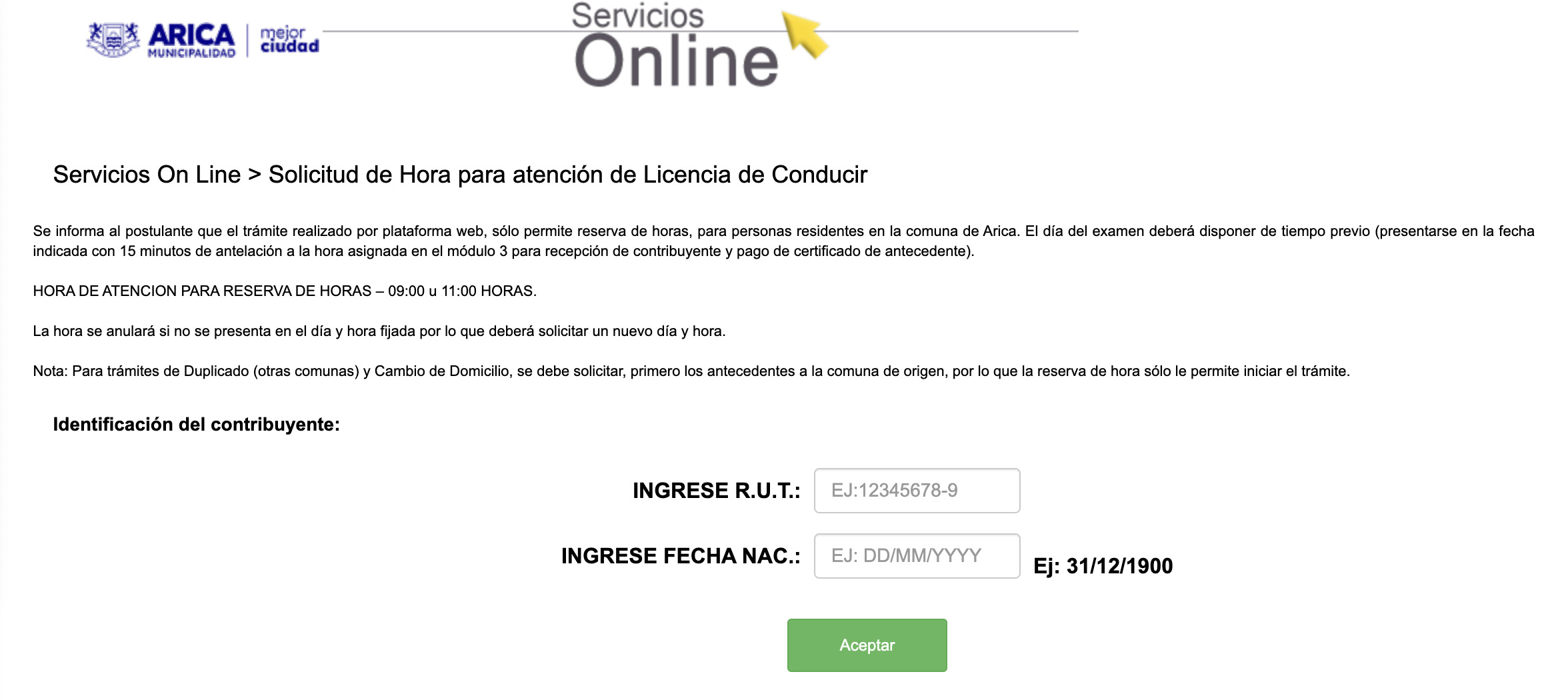 Licencia de conducir en Arica: Costos y requisitos