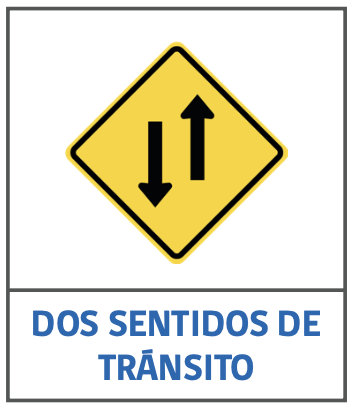 Señales de advertencia de peligro en el tránsito