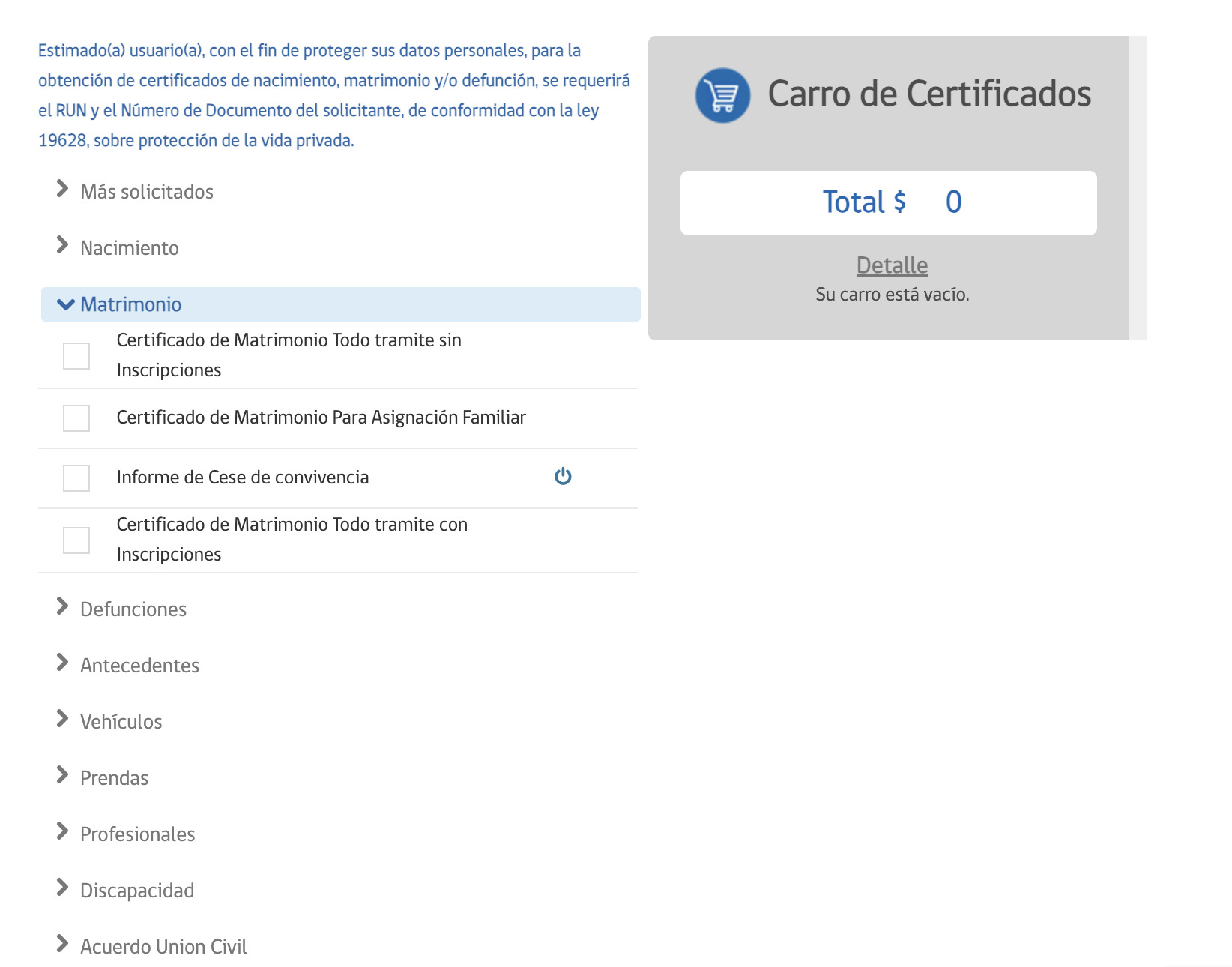 Estado civil y compraventa de vehículos: certificado de matrimonio registro civil