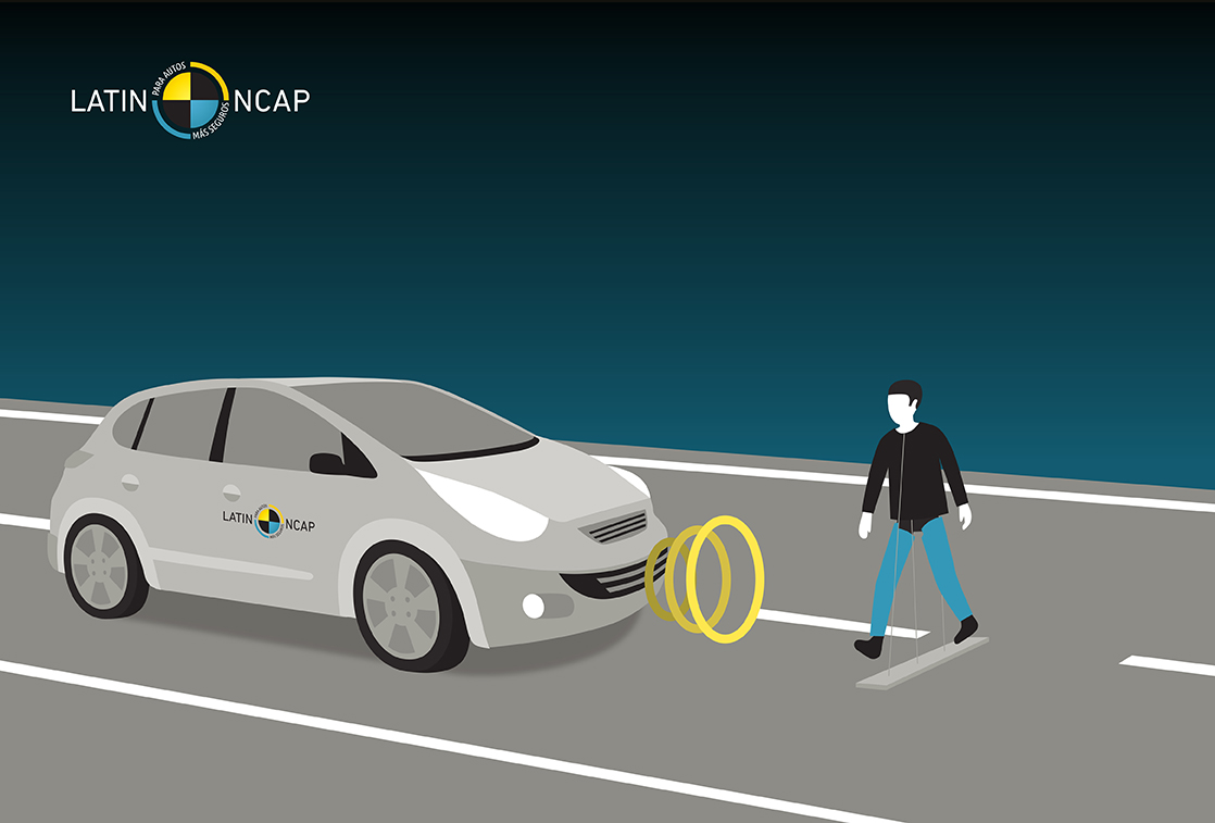 latin ncap: frenado autonomo de emergencia